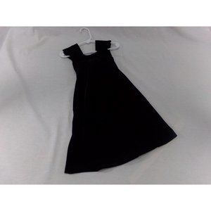 Girl's Formal JP Kids Black Velvet Sleeveless Dress size 2 NWT